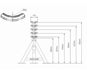 Soporte de caballete para trabajos pesados | BH3HD8000